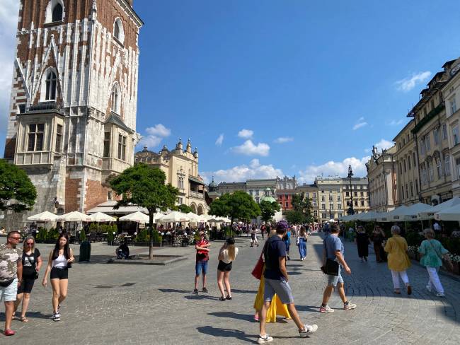 Krakow city centre